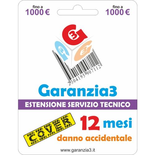 Cover 1000 - Danno Accidentale TV Fotografia Telefonia fino a 1000,00 Euro