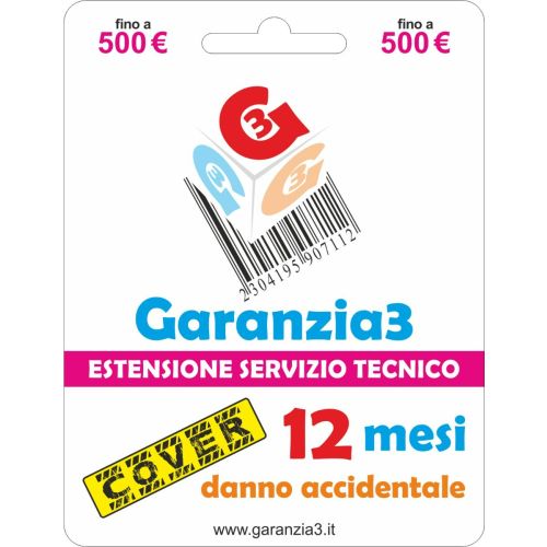 Cover 500 - Danno Accidentale TV Fotografia Telefonia fino a 500,00 Euro