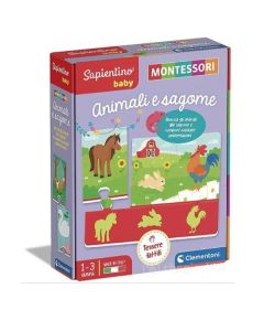 Clementoni Montessori Baby animali e sagome