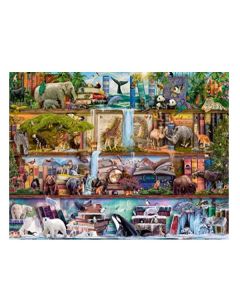 Ravensburger Animali selvatici puzzle 2000 pz