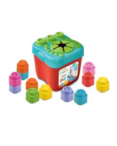 Clementoni CLEMENTONI - TOUCH, BUILD AND PLAY SENSORY BUCKET
