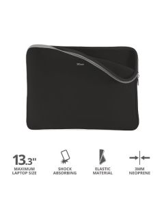 Trust PRIMO CUSTODIA PER LAPTOP SLEEVE 13.3" - NERO