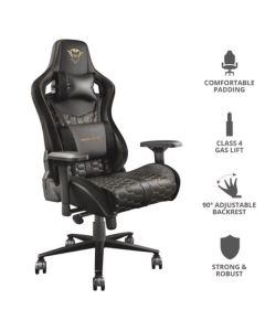 Trust GXT 712 RESTO PRO SEDIA GAMING IN ALCANTARA - NERO