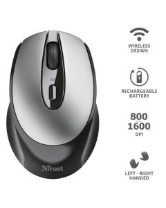 Trust ZAYA MOUSE WIRELESS RICARICABILE - NERO