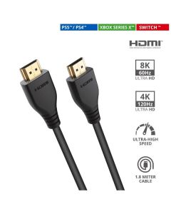 Trust 24028 GXT731 RUZA CAVO HDMI FINO A 8K 60Hz 1,8m - NERO