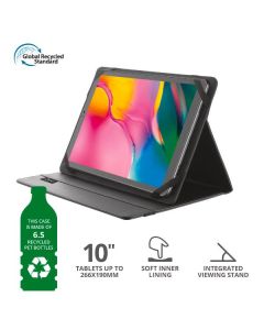 Trust PRIMO CUSTODIA FOLIO ECO PER TABLET DA 10 POLLICI - BLACK