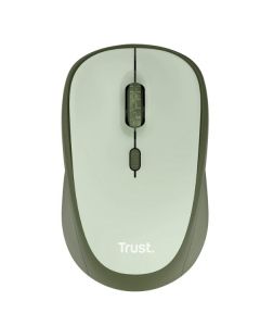 Trust YVI+ MOUSE WIRELESS SILENZIOSO - 83% PLASTICA RICICLATA - DURATA BATTERIA 12 MESI - VERDE