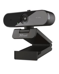 Trust TW-200 WEBCAM FULL HD - 85% PLASTICA RICICLATA - NERO