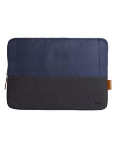 Trust LISBOA CUSTODIA ECO PER LAPTOP SLEEVE FINO A 16" - 100% MATERIALE RICICLATO - BLU