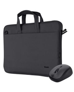 Trust BOLOGNA SET ECO BORSA LAPTOP FINO A 16" + MOUSE - NERO