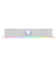 Trust GXT 619 THORNE RGB SPEAKERS SOUND BAR ILLUMINATA RGB PER PC CON INGRESSO AUX E CUFFIA 6W RMS (12W PICCO) - BIANCO