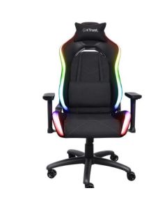 Trust GXT 719 RUYA RGB SEDIA GAMING ILLUMINATA RGB - NERA