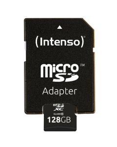 Intenso MICRO SD CLASSE 10 128 GB con ADATTATORE