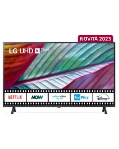 LG TV 43" UHD, 4K, ?5 Gen6, HDR10, 20W, 3 HDMI, Game Optimizer, Wi-Fi 5, Smart TV WebOS 23