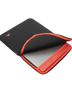 Rivacase Custodia Antishock per MacBook 13’’ Zip Verticale Nero