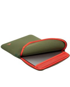 Rivacase Custodia Antishock per MacBook 13   Zip Verticale Khaki