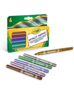 Crayola 6 Pennarelli Metallizzati