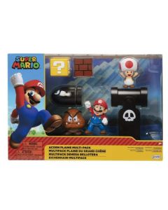 Jakks Super Mario - Diorama Set - 5 Personaggi