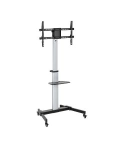 EQUIP EQUIP - CARRELLO TV PER MONTAGGIO A PAVIMENTO 37"-86" -- Rotazione TV 90°