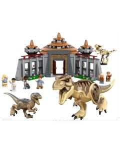 Lego Centro visitatori: l’attacco del T. rex e del Raptor