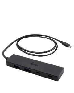 I-Tec USB-C Metal HUB 2x USB 3.0 + 2x USB-C, with 85cm USB-C cable