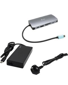 I-Tec USB-C HDMI+VGA+LAN+PD100W+CHARG 77W