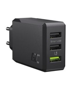 Green Cell Caricabatterie Green Cell GC ChargeSource 3 3xUSB 30W con tecnologia di ricarica rapida Ultra Charge e Smart Charge