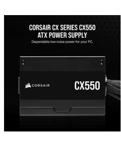 Corsair Alimentatore ATX CX Series CX550 – Certificazione 80 PLUS Bronze da 550 Watt (EU)