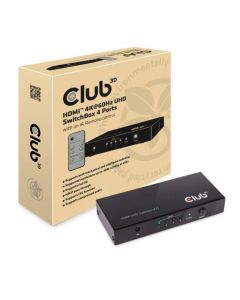 Club3D HDMI 2.0 UHD Switchbox 4 porte HDMI 4K@60Hz UHD