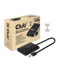 Club3D Video Splitter USB 3.2 Gen1 Type A a 2 x HDMI 4K60Hz