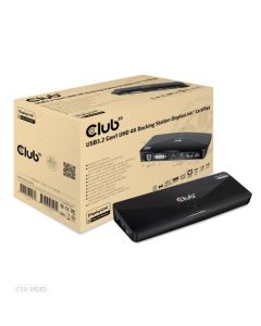 Club3D USB3.2 Gen1 UHD 4K Docking Station DisplayLink® Certified