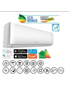 Diloc Split OASIVS 9000 BTU  da 2,6 KW Wifi Alexa e Google Assistant, Classe A+++