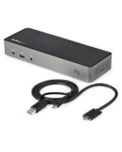 Startech USB-C e USB-A Dock  Triplo Monitor HDMI e DP