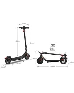 Sharp EM-KS3AEU-B E-SCOOTER CON DISPLAY INTEGRATO