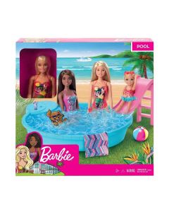 Mattel Barbie Piscina WDoll Blonde