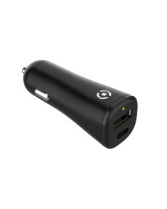 Celly GRSCCUSBUSBC - USB-A/USB-C Car Charger 32W - 100% Recycled Plastic [PLANET COLLECTION]