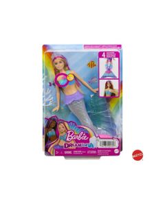 Mattel Barbie sirena luci brillanti