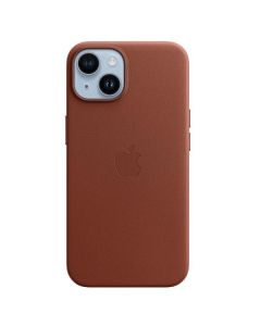 Apple iPhone 14 Leather Case with MagSafe - Umber