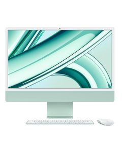 Apple iMac 24" con display Retina 4,5K: Chip Apple M3 con CPU 8-core e GPU 10-core, 256GB SSD - Verde