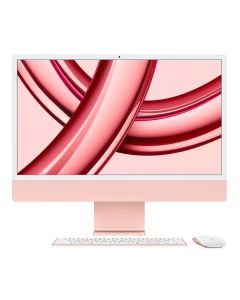 Apple iMac 24" con display Retina 4,5K: Chip Apple M3 con CPU 8-core e GPU 10-core, 256GB SSD - Rosa