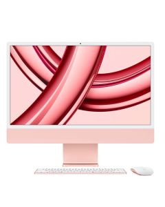 Apple iMac 24" con display Retina 4,5K: Chip Apple M3 con CPU 8-core e GPU 10-core, 512GB SSD - Rosa