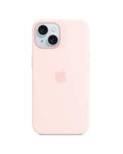 Apple Custodia MagSafe in silicone per iPhone 15 - Rosa confetto
