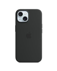 Apple Custodia MagSafe in silicone per iPhone 15 Plus - Nero