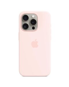 Apple Custodia MagSafe in silicone per iPhone 15 Pro - Rosa confetto