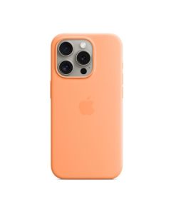 Apple Custodia MagSafe in silicone per iPhone 15 Pro Max - Aranciata
