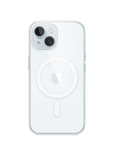 Apple Custodia MagSafe trasparente per iPhone 15 Plus