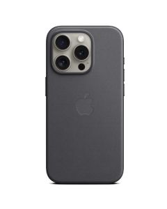Apple Custodia MagSafe in tessuto FineWoven per iPhone 15 Pro Max - Nero