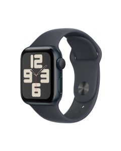 Apple Apple Watch SE GPS, Cassa 40 mm in alluminio mezzanotte con Cinturino Sport mezzanotte - M/L