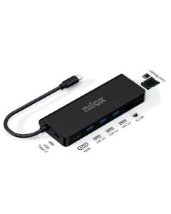 Nilox Dock USB-C 8 in 1 HDMI 4K