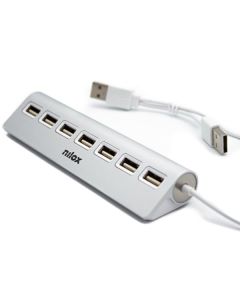 Nilox HUB con 7 porte USB 2.0